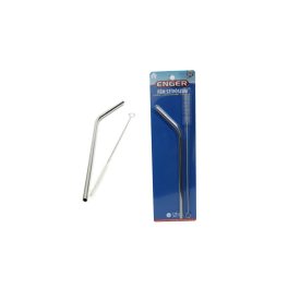 Szívószál Fém 1 Darabos + Tisztító eng-4