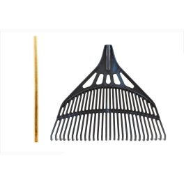 Lombseprű Műanyag 66 cm Nyéllel FEKETE