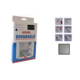 Rovarháló Fekete 150*150cm Tépőzárral en