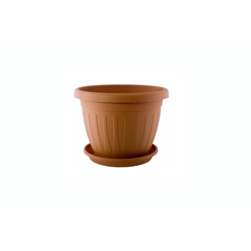 Virágcserép+Alátét Venecia 17cm Terra