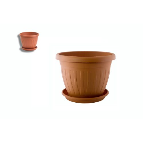 Virágcserép+Alátét Venecia 25cm Terra