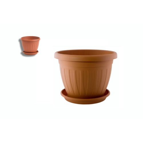 Virágcserép+Alátét Venecia 30cm Terra