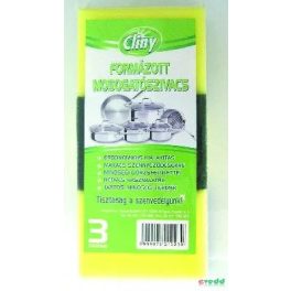 Cliny mosogatószivacs formázott 3db/cs