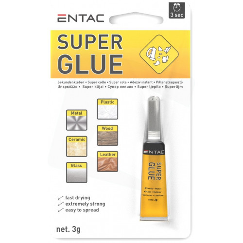 Entac superglue pillanatragasztó 3g