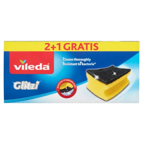 Vileda f0007ac súrolószivacs 3db glitzi