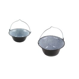 Zománcozott Bogrács  Tálaló 16cm  0.8 Li