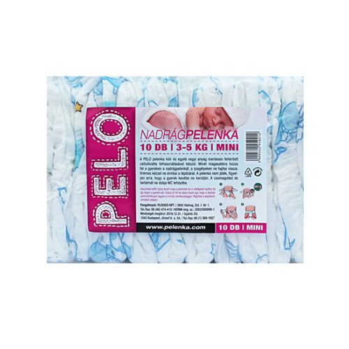 pelo pelenka 3-5 kg 10 db mini