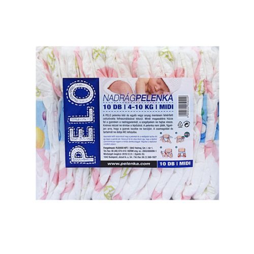 pelo pelenka 4-10 kg 10 db midi