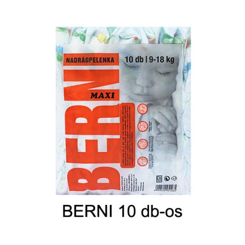 Berni Nadrágpelenka Maxi 9-18kg 10db