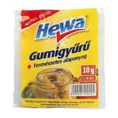 hewa gumigyűrü 10 g színes