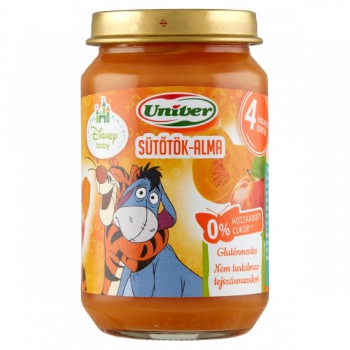 univer bébiétel 163 g 4 hó alma sütőtök