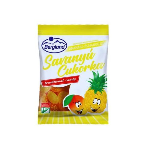 Bergland sav.cukor 70g ananász-mangó