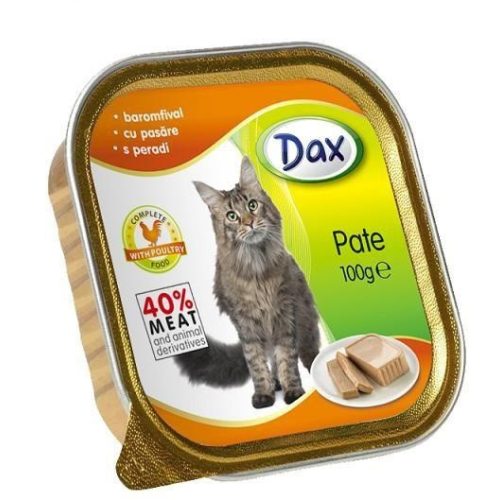 Dax alutálc. macskaeledel 100g baromfi