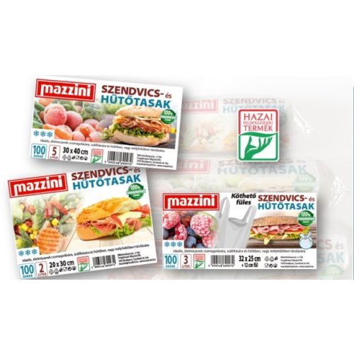 Mazzini szendvics és hűtőtasak 100db 2l