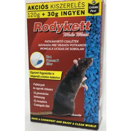 Rodykett Patkányirtó Csalétek 150g