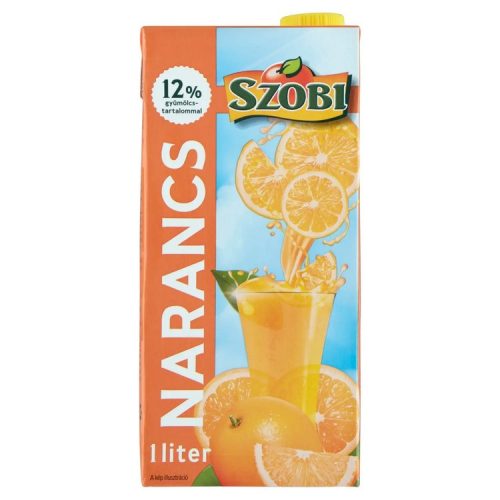 Szobi 12% narancs gyümölcsital tetra 1l