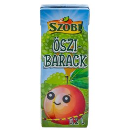 Szobi 12% őszibara.gyümölcsital te.0,2l