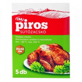 CBA P.sütőzacskó 5db   50#