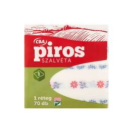 CBA P.virágos szalvéta 33x33 1réteg 70db