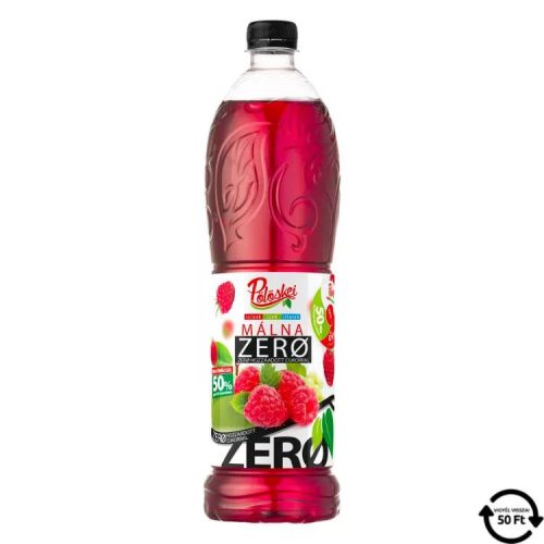 Pölöskei szörp zero málna DRS 1l