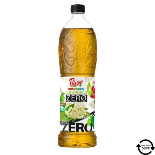 Pölöskei szörp zero bodzavirág DRS 1l