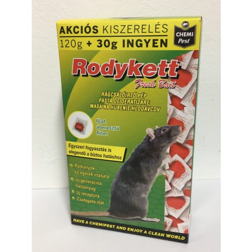 Rodykett Rágcsálóirtó Pép 150g