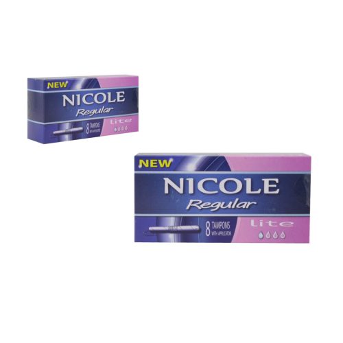 Applikátoros Tampon Nicole Regular 8 Dar