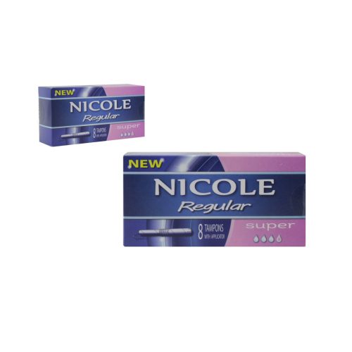 Applikátoros Tampon Nicole Regular 8 Dar