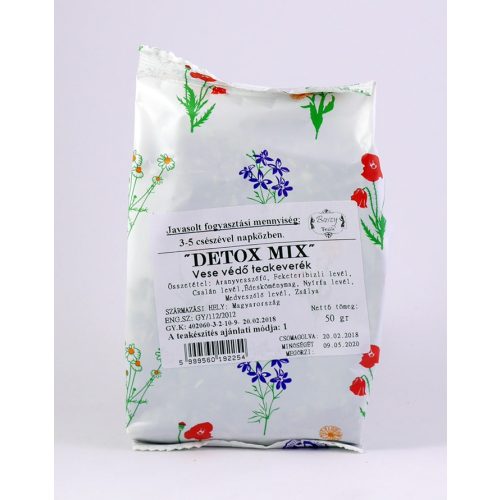 gyógyfű tea detox mix vesevédő 50 gramm