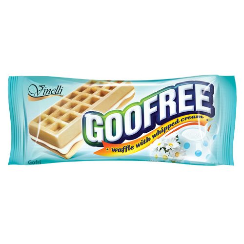 goofree gofri 50 g tejszínes krémmel töl