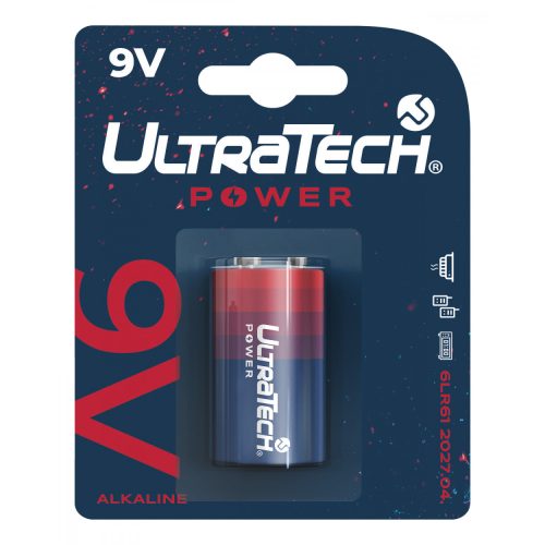 UltraTech 6LR61 9V Power B1 elem