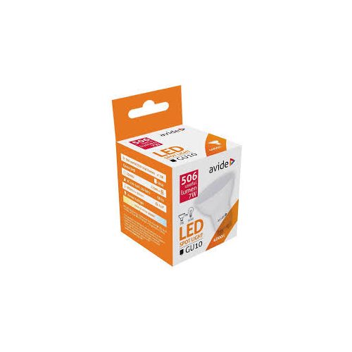 Avide led spot GU10 4000K 7W