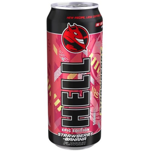 Hell strawberry banan 0,5l +drs