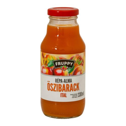 Fruppy őszibarack répa 330ml drs