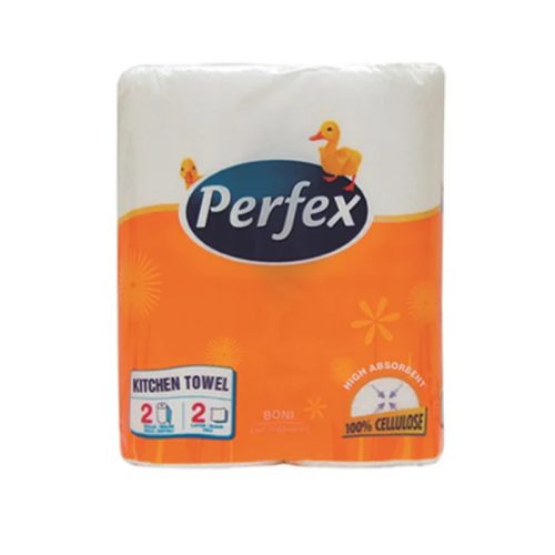 Perfex kéztörlő 2 tekercs narancss. 2rét