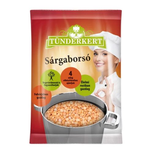 tündérkert sárgaborsó 400 g hántolt fele