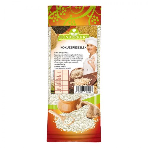 Kókuszreszelék 80g/tündérkert