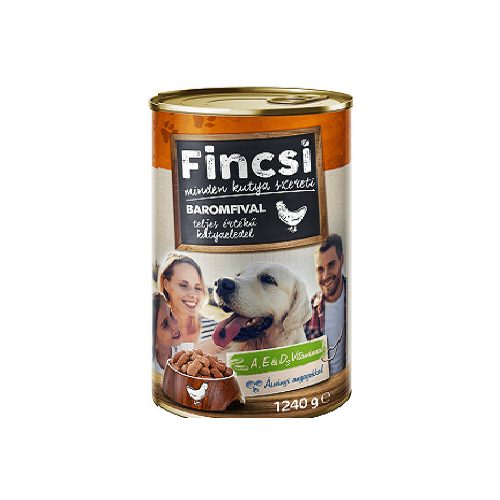 Fincsi Kutyaeledel Csirkével 1240g
