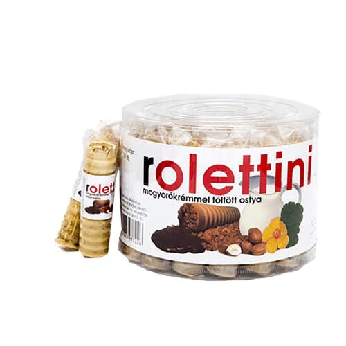 rolettini mogyorós töltött ostya 45 gram