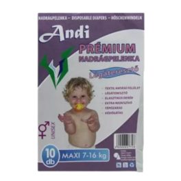 Andi Gyermekpelenka 10 Darabos Maxi