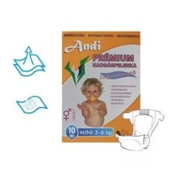 Andi Gyermekpelenka 10 Darabos Mini 3-6