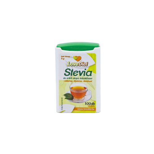 love diet édesítő tabletta 100 db stevia