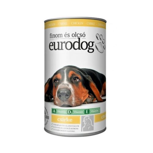 EuroDog Kutya Konzerv  Csirke 1240g