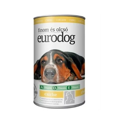 EuroDog Kutya Konzerv  Csirke 415g