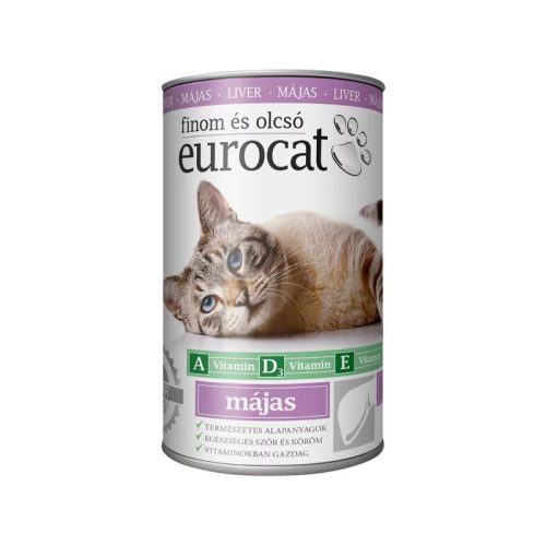 EuroCat  Macska Konzerv Májas 415g
