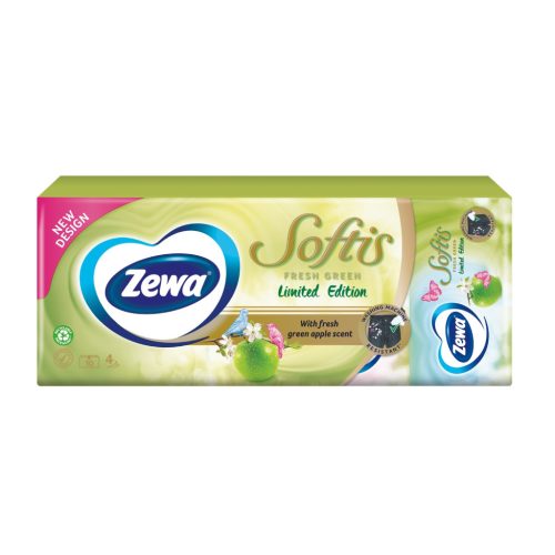 Zewa S.papírzsebkendő 4r.limited 10x9db