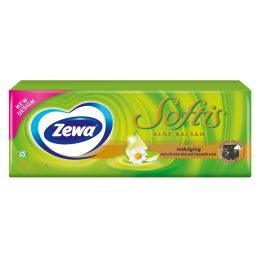 Zewa Softis 4rtg. PZS. 10x9db Aloe balzs