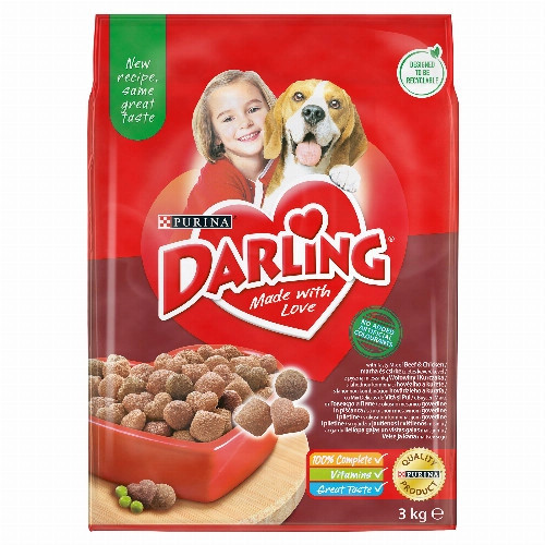 Darling 3kg kutya marha zöldség