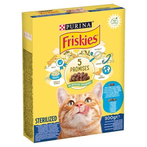 friskies purina száraz macskaeledel 300g