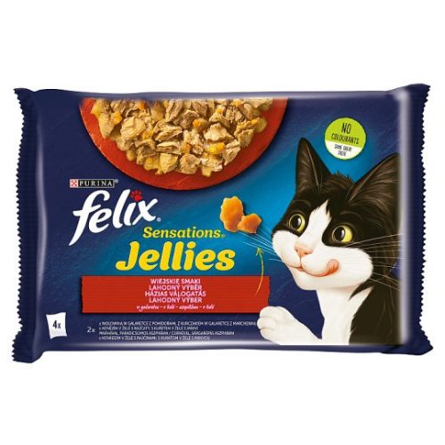 Félix sensation házias válogatás 4*85g